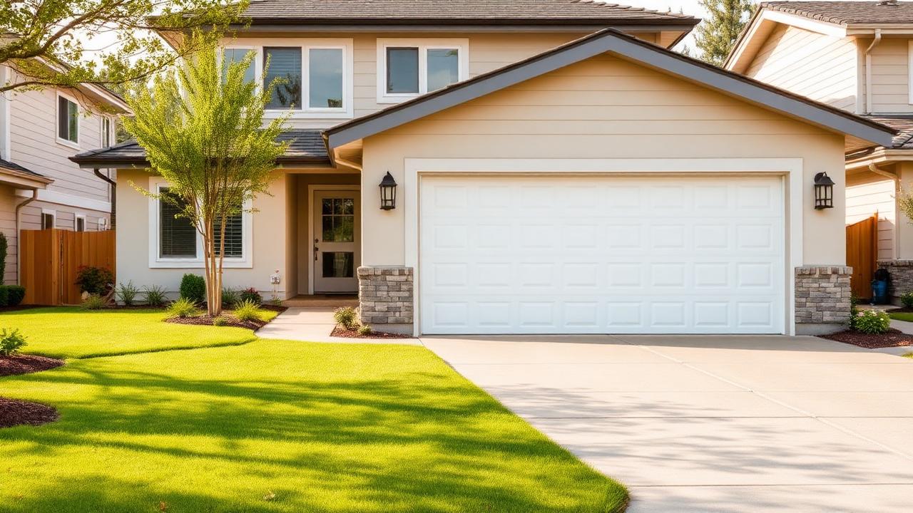 Residential garage door repair in Belmont, NC
